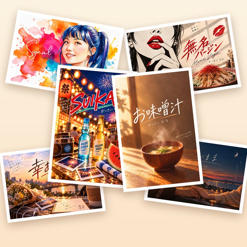 オリジナル楽曲の歌詞カード