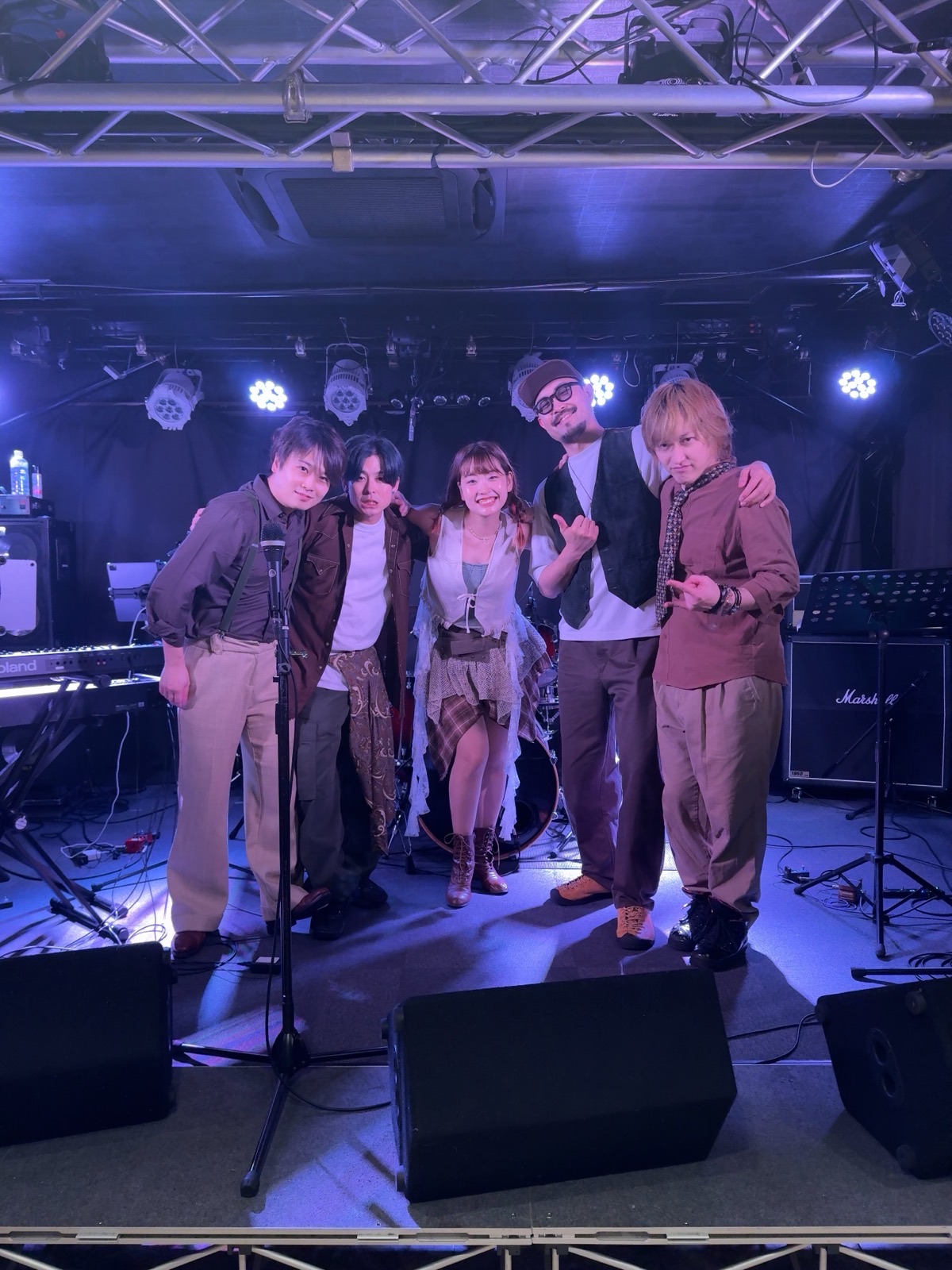 京都LIVE 終演後の集合写真
