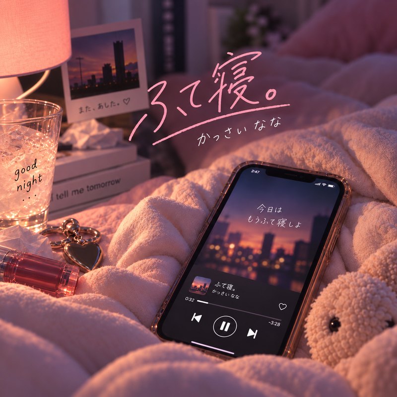 ふて寝。